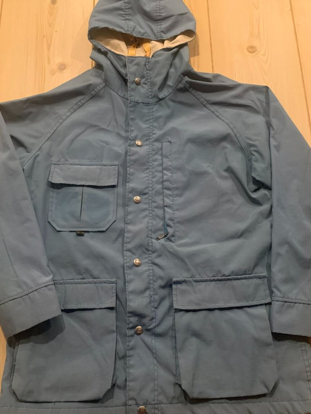Vintage 70s Woolrich Retro Outdoor Lined Winter Hooded Parka Jacket Coat Size M